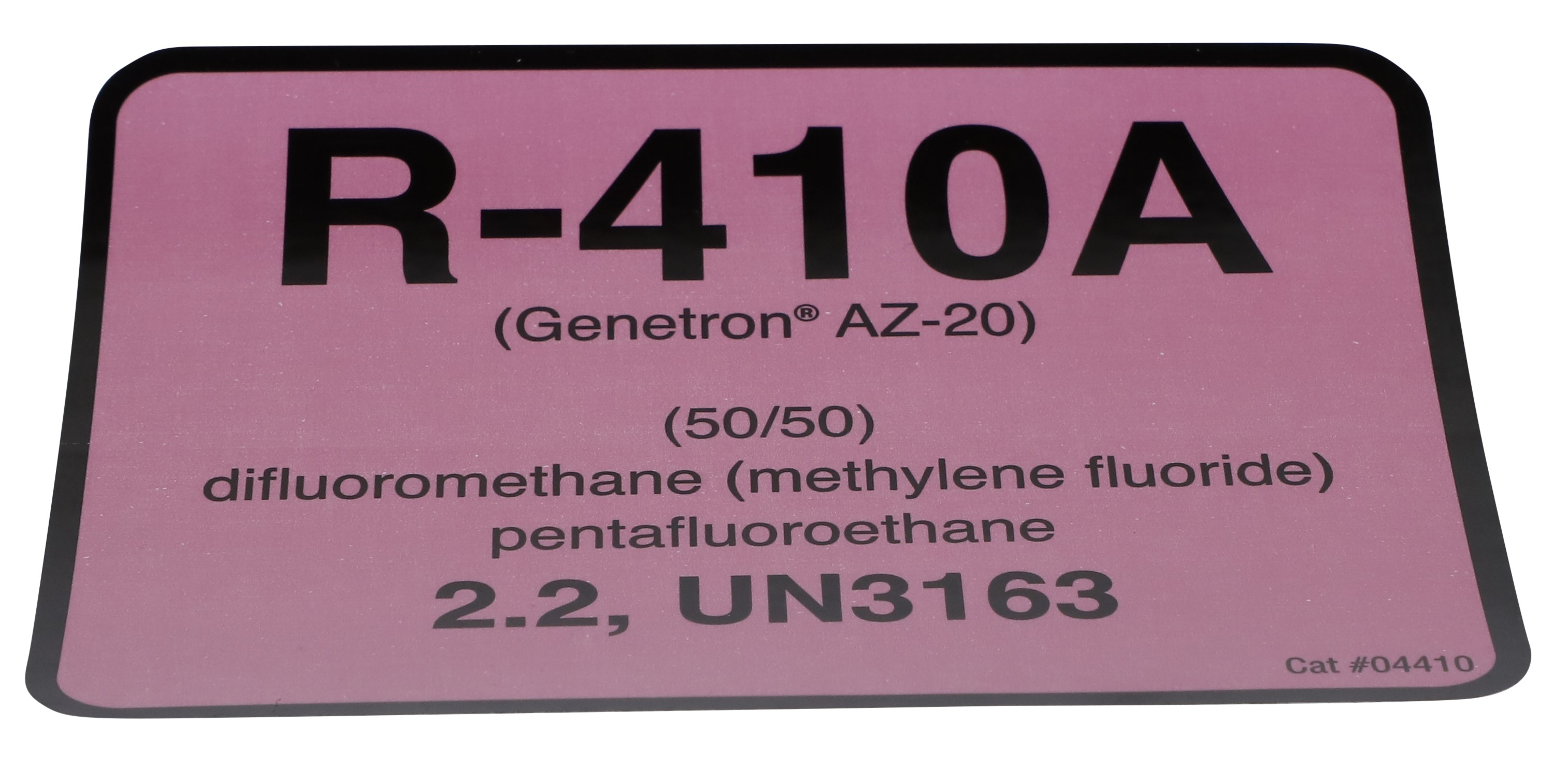 R410A UNIT WARNING LABEL 10/EA